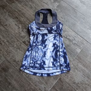 LULULEMON Ink Blot Scoop Neck Tank